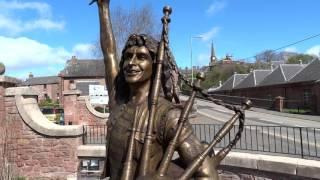 Bon Scott Statue in Kirriemuir Scotland