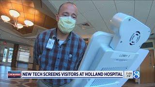 New tech screens visitors at Holland Hospital