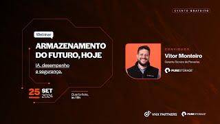 Armazenamento do futuro, hoje. IA, desempenho e segurança.