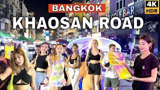 Insane Nightlife in Khaosan Road | Bangkok Nightlife 2023 