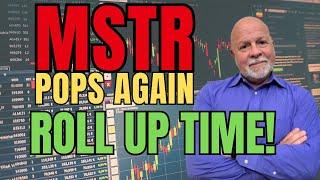 MicroStrategy (MSTR) bounces, it give covered call opportunities to create more income by rolling up