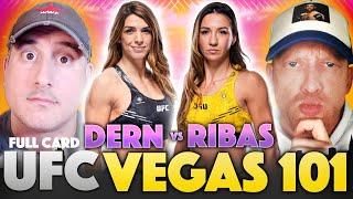 UFC Vegas 101: Dern vs. Ribas 2 FULL CARD Predictions, Bets & DraftKings