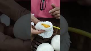 Salted egg york bun #satisfying #dimsum