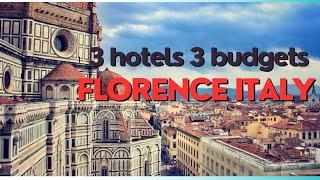 3 hotels in Florence Italy budget midrange luxury#florence #italiancity#europeantravel