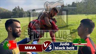 Portuguese MMA-FIGHTER vs. Chechen JUDO BLACK BELT | MMA Streetfight | FCL