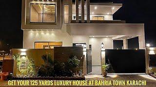 2 Crore 125 Yards Luxury House In Bahria Town Karachi for Sale.