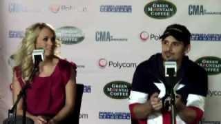 Carrie Underwood, Brad Paisley - 2012 CMA Awards Week Press Conference