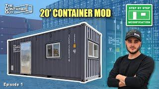 Step by Step 20’ Shipping Container Modification