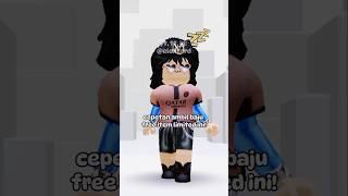 cara mendapatkan free item baju limited di roblox #roblox #freeitem #psgobby
