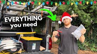 What you need to make $1,000 a day hanging Christmas lights (full equipment list)