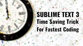 Fastest code writing trick with Sublime text 3 | zencoding | vishAcademy.com