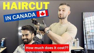 Haircut in Canada - Cost of haircut in Canada  - International student Ashu Raina