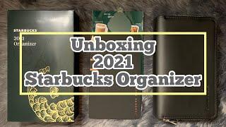 ASMR | Unboxing 2021 Starbucks Organizer