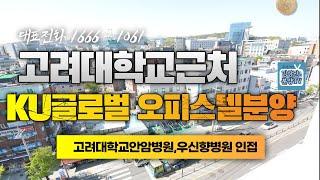 고려대학교근처 신축오피스텔KU글로벌하우스분양 1666-1061