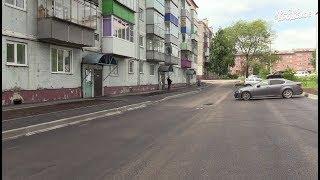 В Краснобродском отремонтировали придомовую территорию