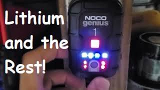 Best Lithium battery charger and maintainer for motorcycles and more. NOCO Genius 1.