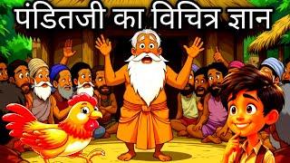 पंडितजी का विचित्र ज्ञान ||panditji ka vichitra gyan ||hindi kahani