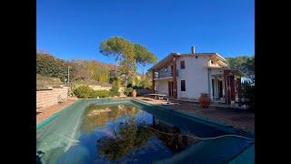 CD1025 Lake Trasimeno area: villa with 2 units , pool and garden of 6000m2