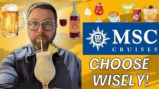 MSC Drinks Packages Explained in under 5 minutes - 2024