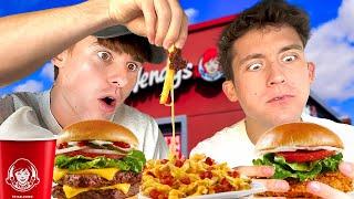 Two Brits try Wendy's for the first time!!