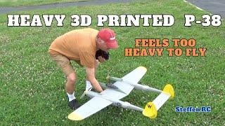 Lockheed P-38 55" 3D printed RC Plane