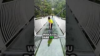 The Spine-Chilling Job on China's Glass Bridges