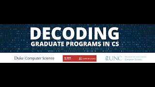 Decoding Graduate Programs in CS 2021 - Faculty Panel