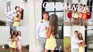 GRWM + VLOG FORMAL DANCE | *high school dance* senior year