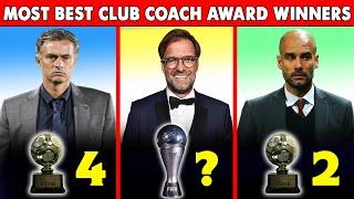 Most Best Club Coach Of The Year Award Winners.