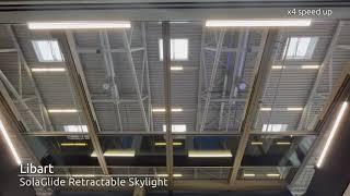 Libart SolaGlide Retractable Skylight #architecture #design #decoration