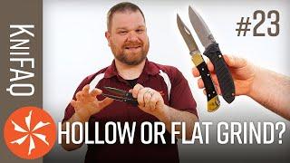 KnifeCenter FAQ #23: Hollow Grind vs. Flat? + Cold Weather Knives, Best Knife Color, More!