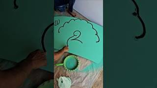 Amazing Drawing How to draw Peacock easy drawing With Number and Dots #art #shorts
