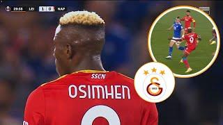 Osimhen vs Leicester City | WELCOME TO GALATASARAY | Goals & Skills