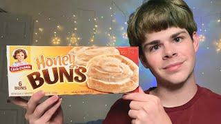 ASMR Little Debbie Honey Bun Mukbang | Eating Sounds