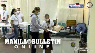 Vice presidential candidate Davao City Mayor Sara Duterte casts her vote in Davao City.