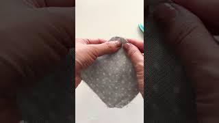 How to sew a bookmark using scrap fabric 🪡