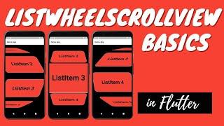 Flutter ListWheelScrollView Basics | Flutter Tutorials | Flutter Widgets