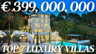 Top 7 MOST INCREDIBLE Luxury Villas on the French Riviera