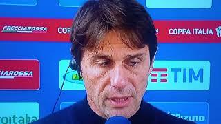 Antonio Conte intervista post Lazio-Napoli (3-1) "dobbiamo pensare a noi stessi"