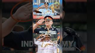 WHY DIFFERENT ARMED FORCE SALUTE?? #informative #armedforce