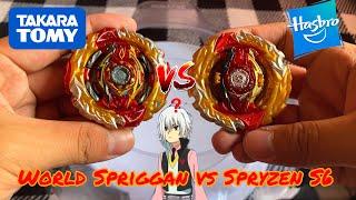 World Spriggan vs World Spryzen Hasbro vs Takara Tomy Battle!