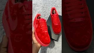 How to add fabric to air force 1s | custom sneakers tutorials UK | #airforce1 #shoecustoms #customs