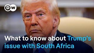 Trump stops all aid to South Africa over land policy | DW News