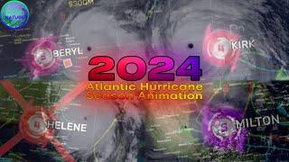 2024 Atlantic Hurricane Season Animation