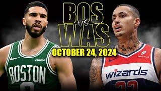 Boston Celtics vs Washington Wizards Full Game Highlights - October 24, 2024 | 2024-25 NBA Season