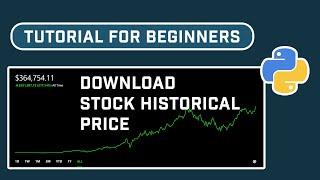 Download Historical Stock Prices Using Python