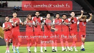 BILA SABAH FC BUAT COMEBACK..Ini bukan kisah dongeng .Rhinosan never surrender till the last breath