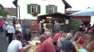 So feiert die Pfalz Weinfest Gleiszellen Pfalz Germany 6.9.2013 Abrissclip 2