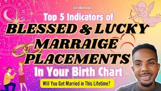  Top 5 *Guaranteed* Marraige & Love Indicators In Your Birth Chart!  #astrology #love