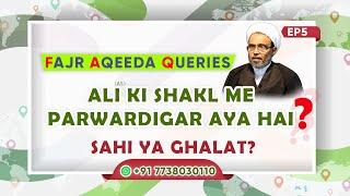 FAQ | Ali (as) ki Shakl Me Parwardigar Aaya Hai? | شاعری میں شرک | Part 5 | Sawal o Jawab | #aqeeda